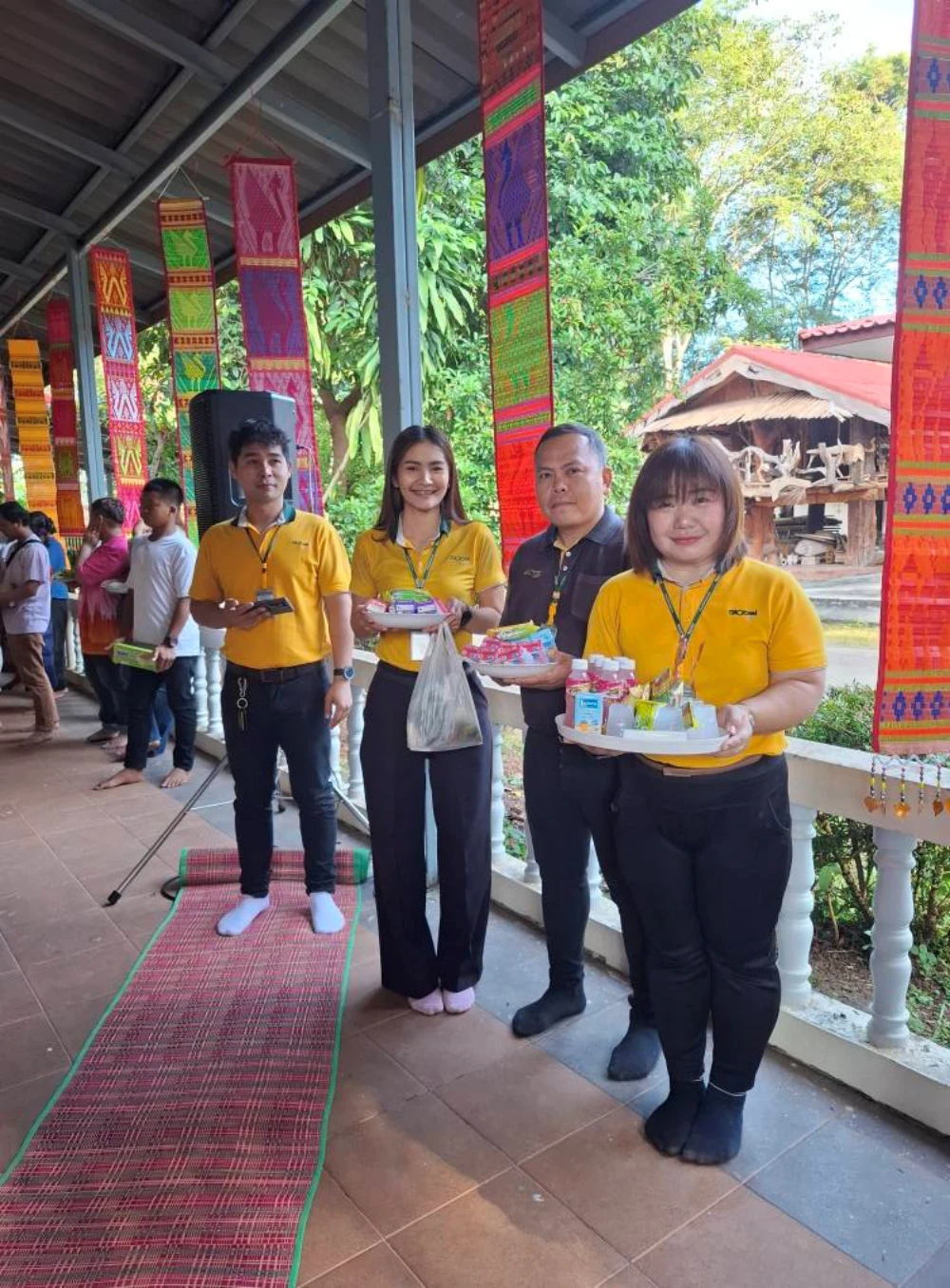 Global House Sawang Daen Din Participates in Community Development through “Pan Sook Sang Roy Yim” CSR Initiative