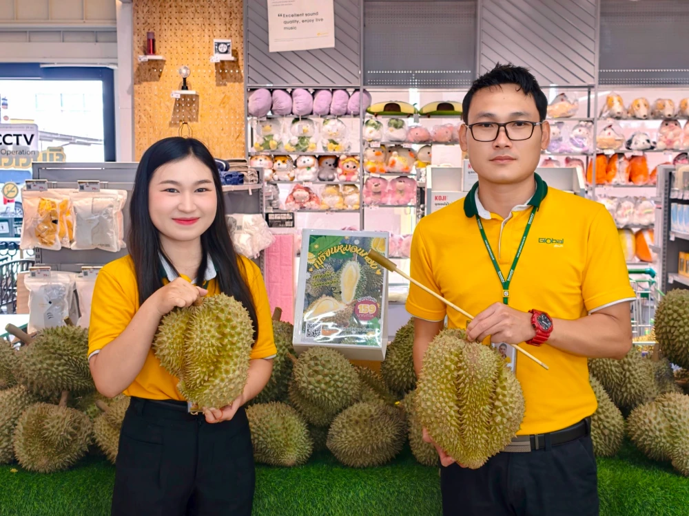 Kasetdee Supports Sustainable Farming Chanthaburi Monthong Durian Directly Delivered to Global House