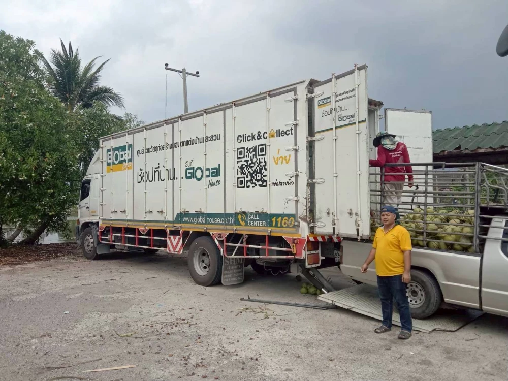Kasetdee Supports Sustainable Farming Supporting the Distribution of “Baan Phieo Aromatic Coconuts” Nationwide