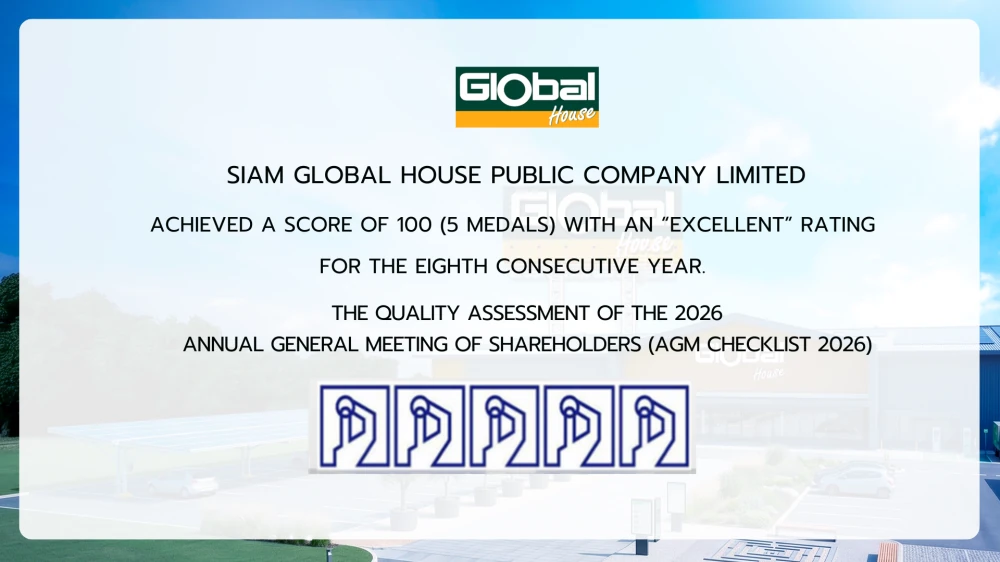 GLOBAL HOUSE Achieves a Perfect 100 Score “Excellent” for the Eighth Consecutive Year