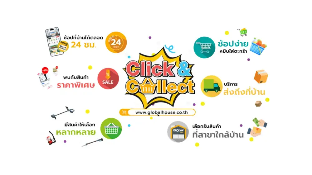 โครงการพัฒนาและปรับปรุงระบบซื้อขายออนไลน์บนแอพพลิเคชั่น Click & Collect
